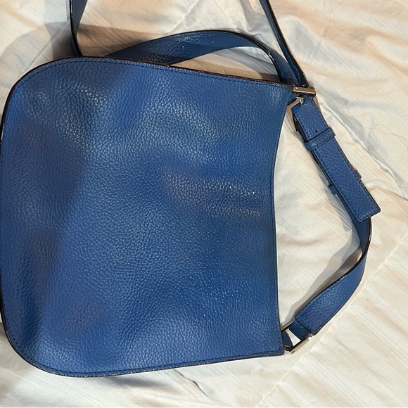 Kate Spade Austin Street Medium Hemsley Blue Pebbled Leather with Gold Studs - Picture 3 of 9